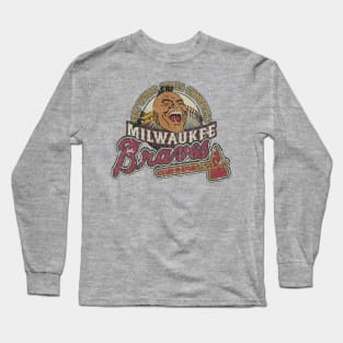 Milwaukee Braves World Champions 1957 Long Sleeve T-Shirt